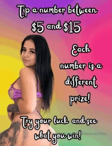 Tip a number between 5-15 to discover your gift