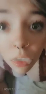 I swallowed yesterday first time in my life full video on my vip of on