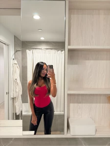 Another look from this weekend do we like this leather pants look part 2