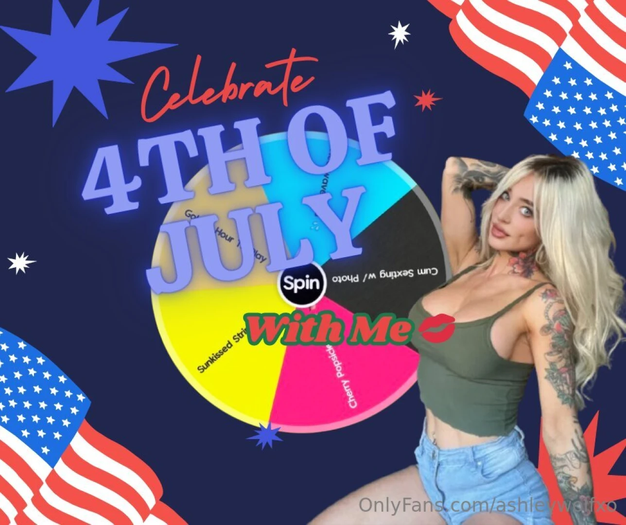 Firecracker babe spin game this 4th of july don t just watch things 