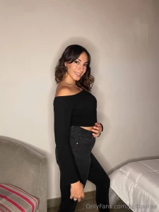 This black outfit looks great where would you take me on a date with