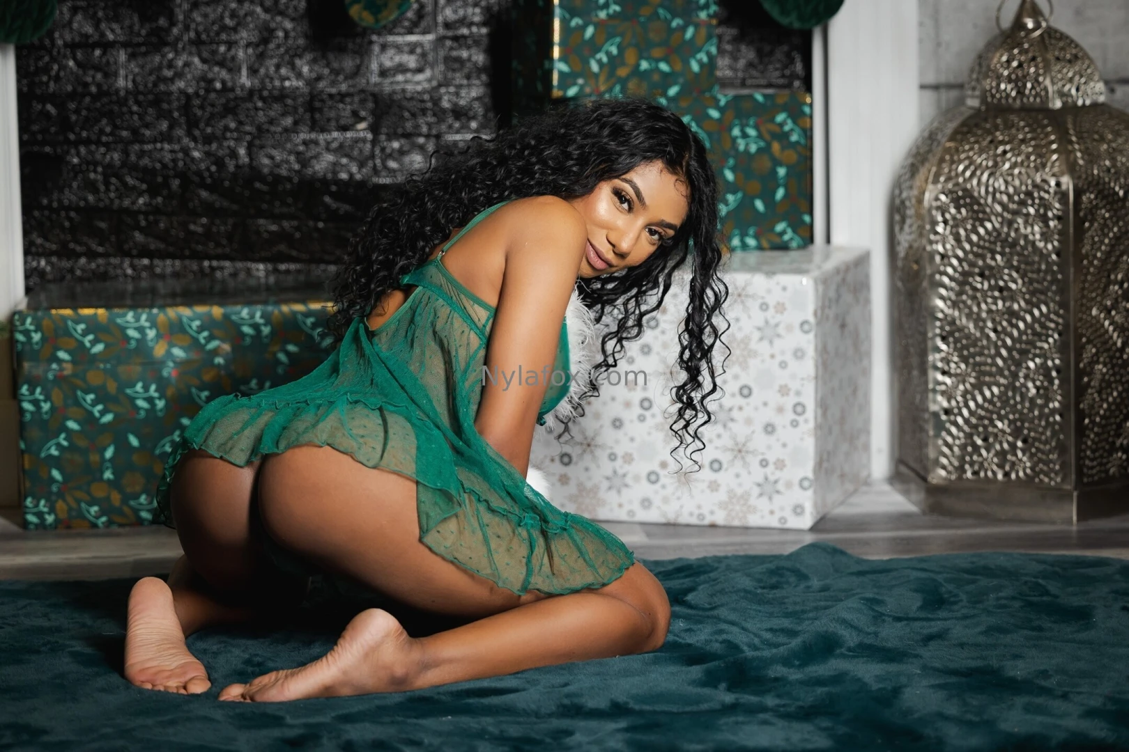 Let me come sit on you and tell you what i want for christmas 