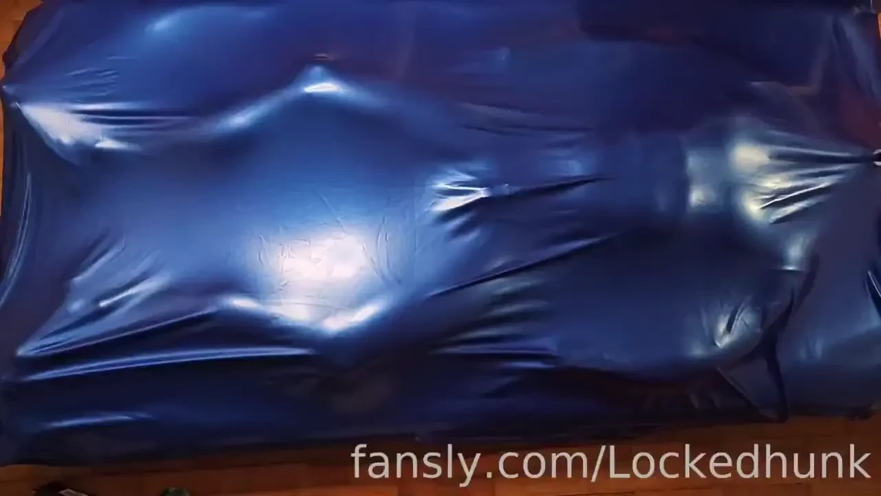 Life as a lockedhunk explore my kink in rubber no escape tightly 