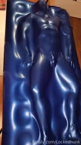 Life as a lockedhunk completely sealed in the vacbed no escape breath