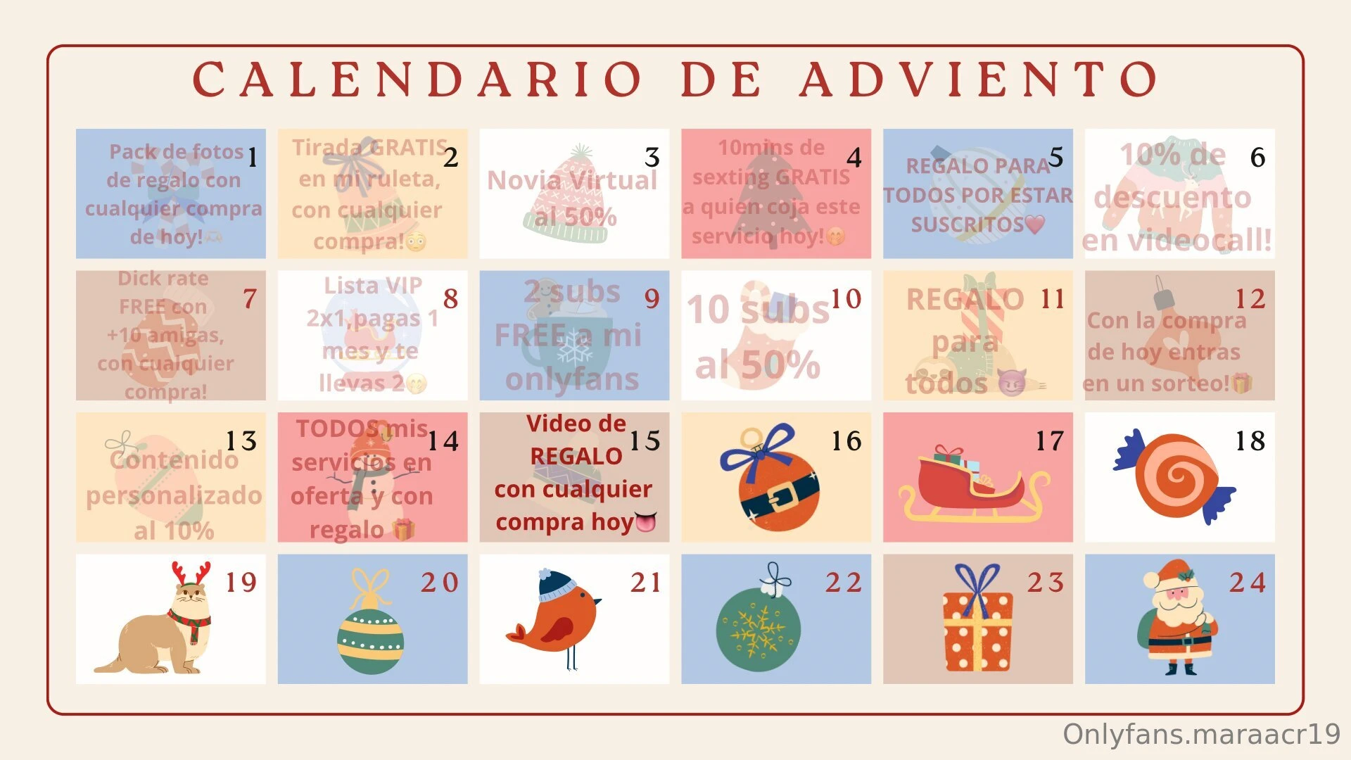 D a 15 de diciembre video de regalo con cualquier compra que hagas hoy 