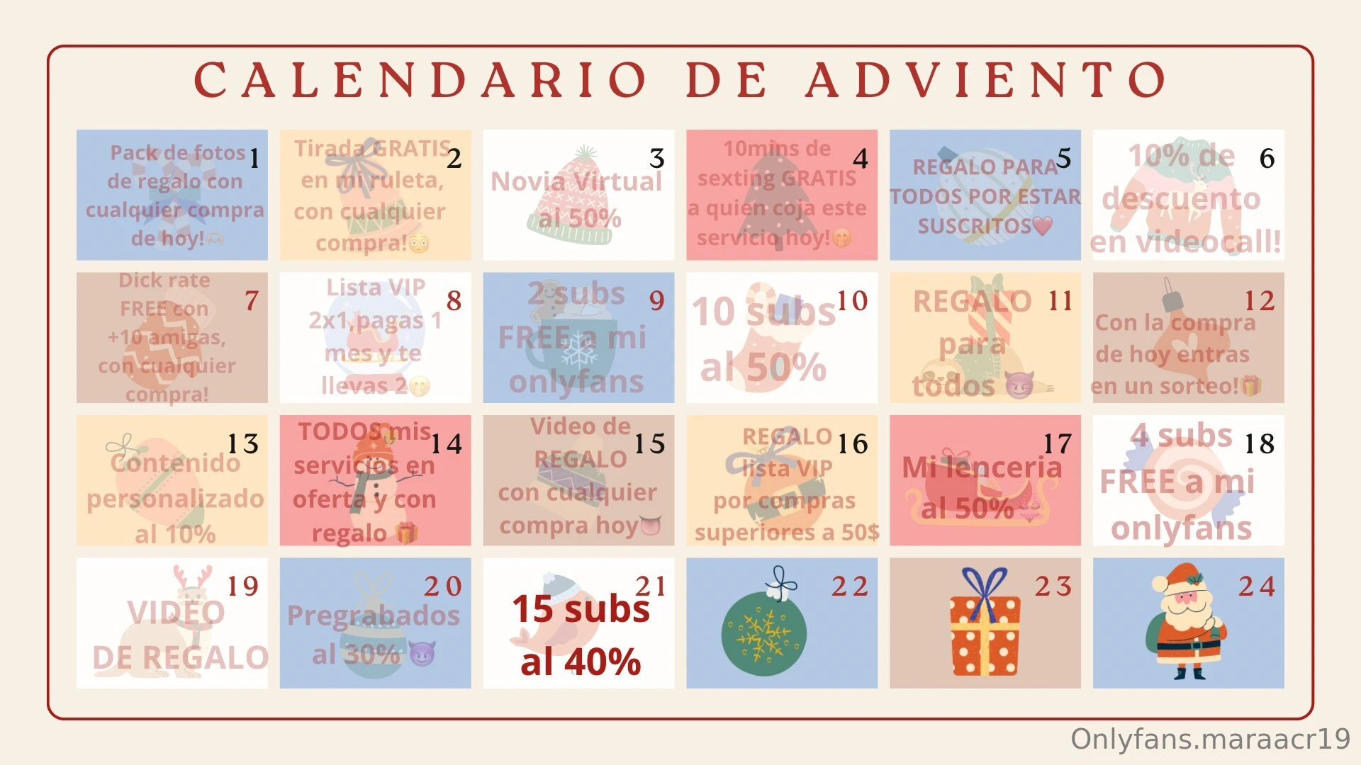 D a 21 de diciembre 15 suscripciones al 40 de descuento para los m s r 