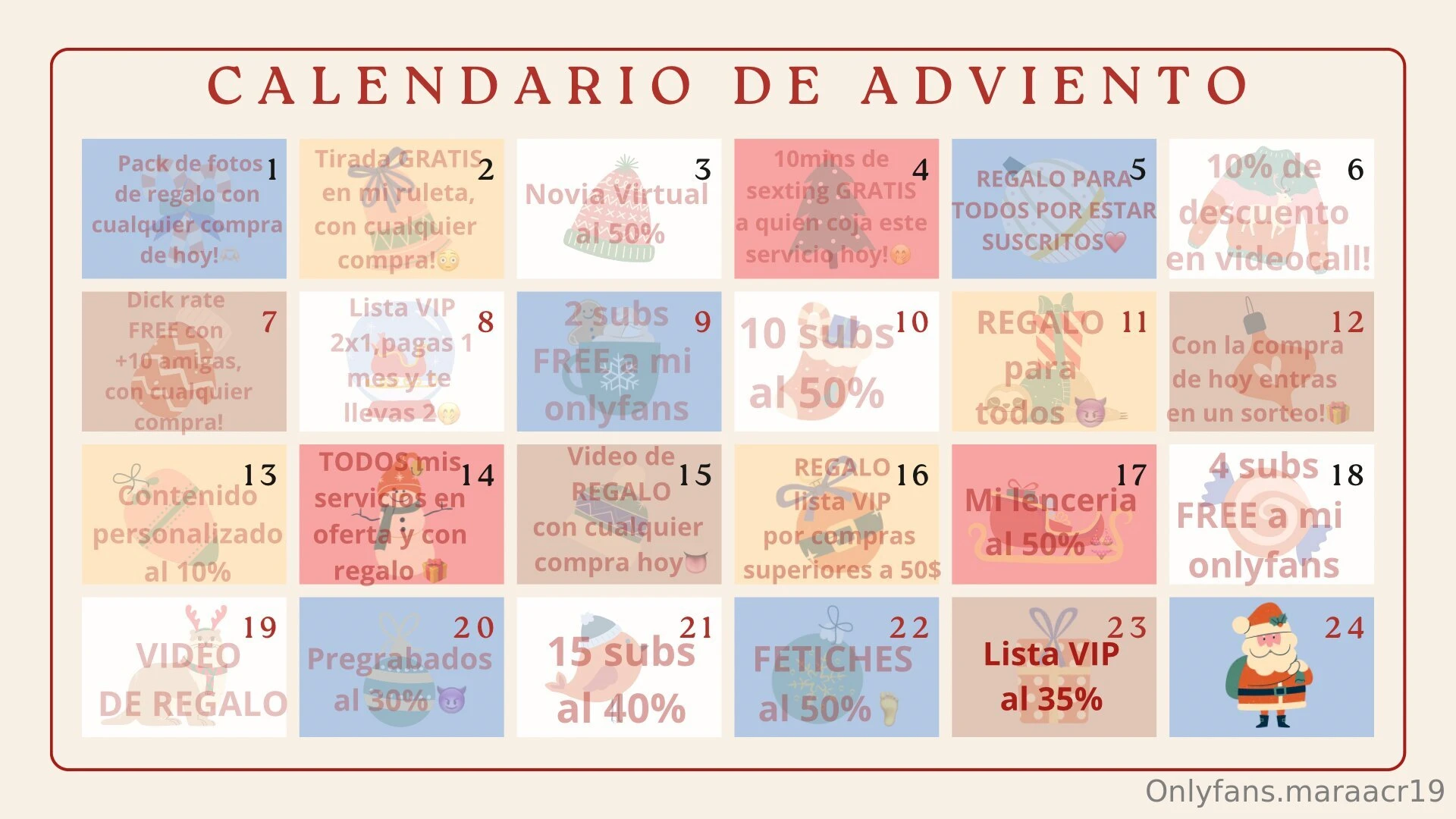 D a 23 de diciembre lista vip al 35 de descuento 