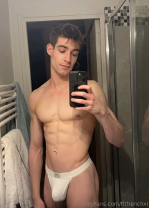 Just me my cock and a naughty reflection