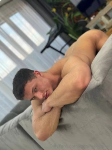 Fully naked and showing off what s behind