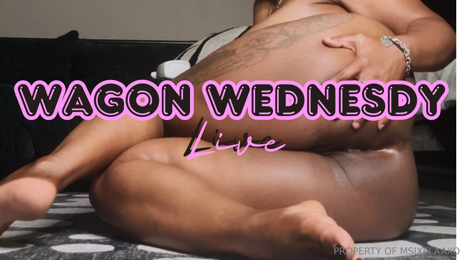 Thick thighs wide hips big bounce pull up for wagon wednesday live 