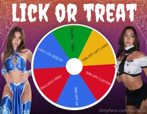 Halloween special lick or treat i was thinking of do something a