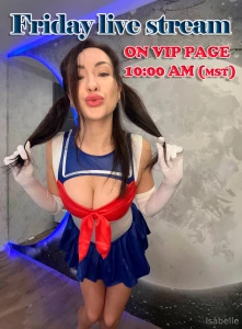 Hi sweetie i ll be live streaming friday 12 04 10 00 am mst 12 00 pm