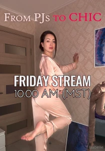 You re invited from pjs to chic i ll be live streaming friday 19 04 10