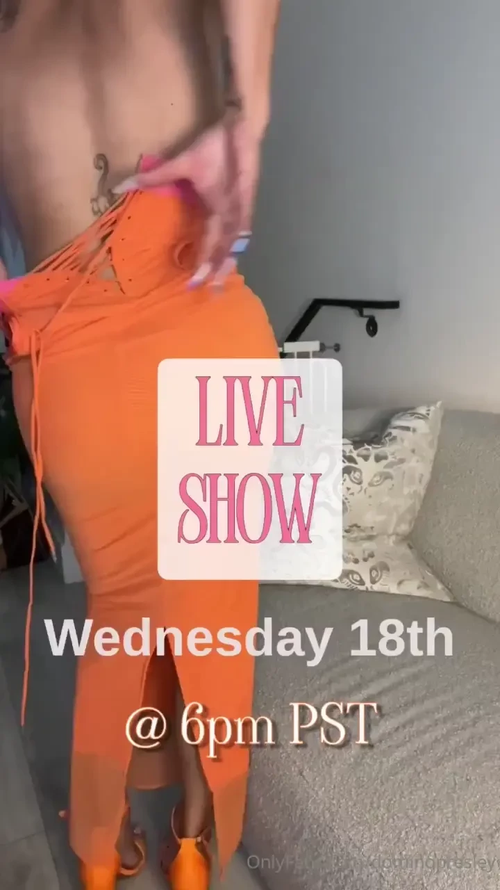 Save the date live show tomorrow wednesday 6pm pst 