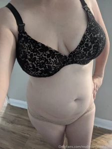 Decided to wear the only fancy bra i have that still fits with my