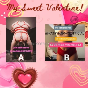 Round one vote for your favorite valentine but sub to both kalikafree part 1