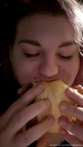 Food porn watch me devour this foot long sub