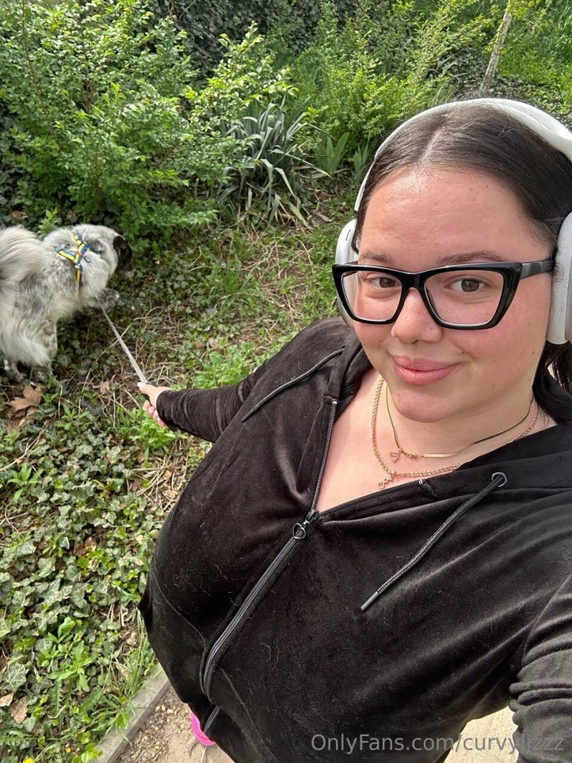 Morning walk with my fluffy buddy nothing like fresh air cozy vibes 