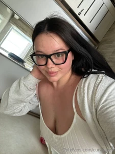 Lazy mornings soft sweaters and a little bit of cleavage never hurt