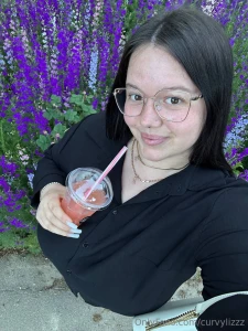 Sippin something sweet while the flowers do all the flirting nature s