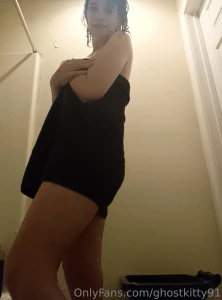 Before during and after shower nice and clean