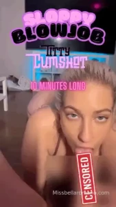New b g video alert he came all over my big tits after i sucked it for