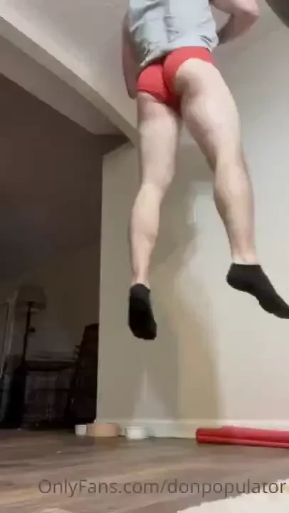 Ever get horny after a workout all edging no cumshot 