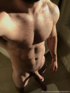 Naked on vacation life was good at this moment