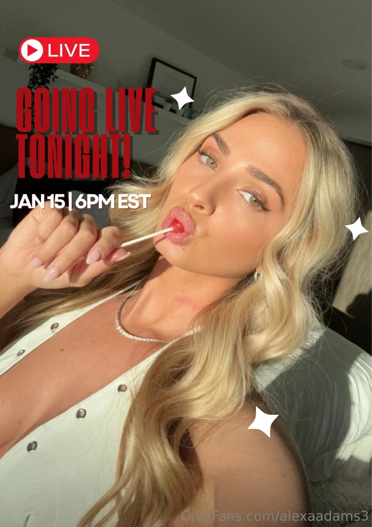 Going live don t miss out 