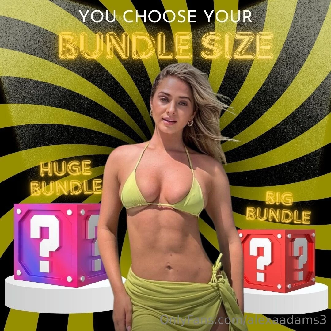 You choose your bundle size i have a lot of things in my gallery and i 
