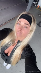 Gym time or just an excuse to show off