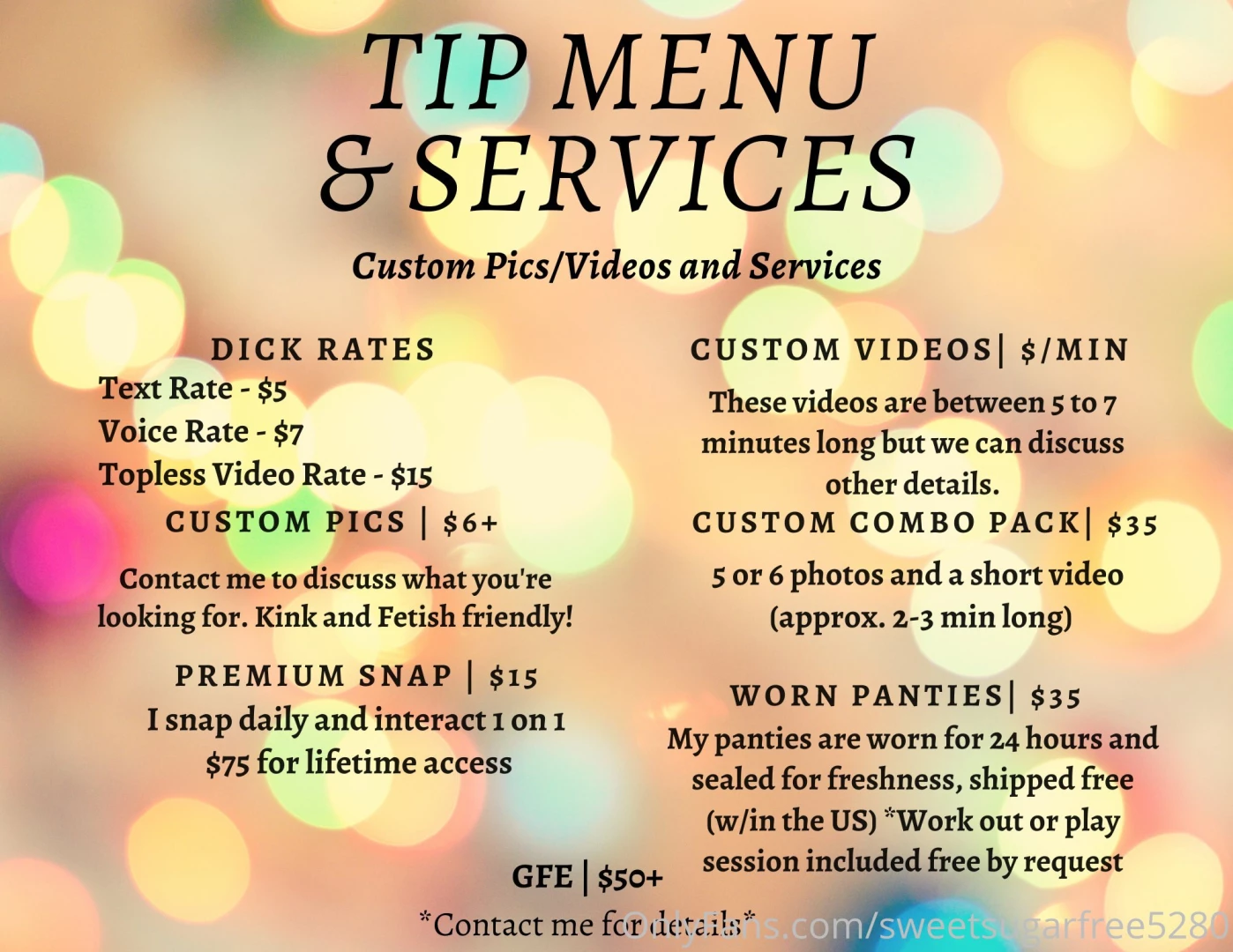 Sweetsugarfree5280 part 1 