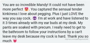 If you haven t tried an audio joi from me yet you re missing out this