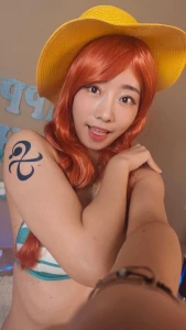 Set sail with me captain just did my first cosplay livestream as nami part 2