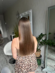 I did a useful hair treatment i love it when they look like this