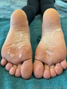 Do you love my soft soles drenched in cum i love the feeling of those part 8