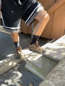 Yeah i m out in this heat breaking a sweat all day in unwashed socks part 1