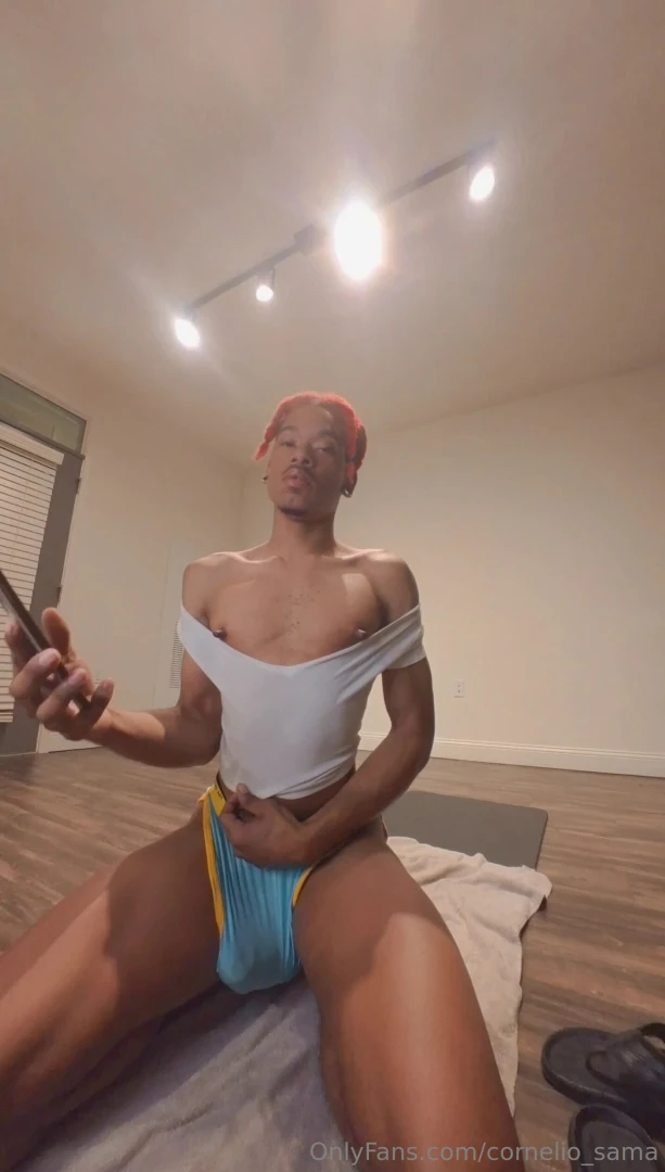 Couldn t sleep so i got oiled up put on some sexy shorts and busted a part 1 