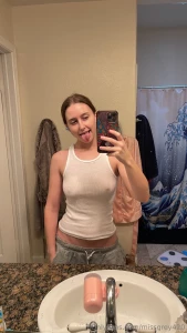 A little bathroom selfie to brighten your day