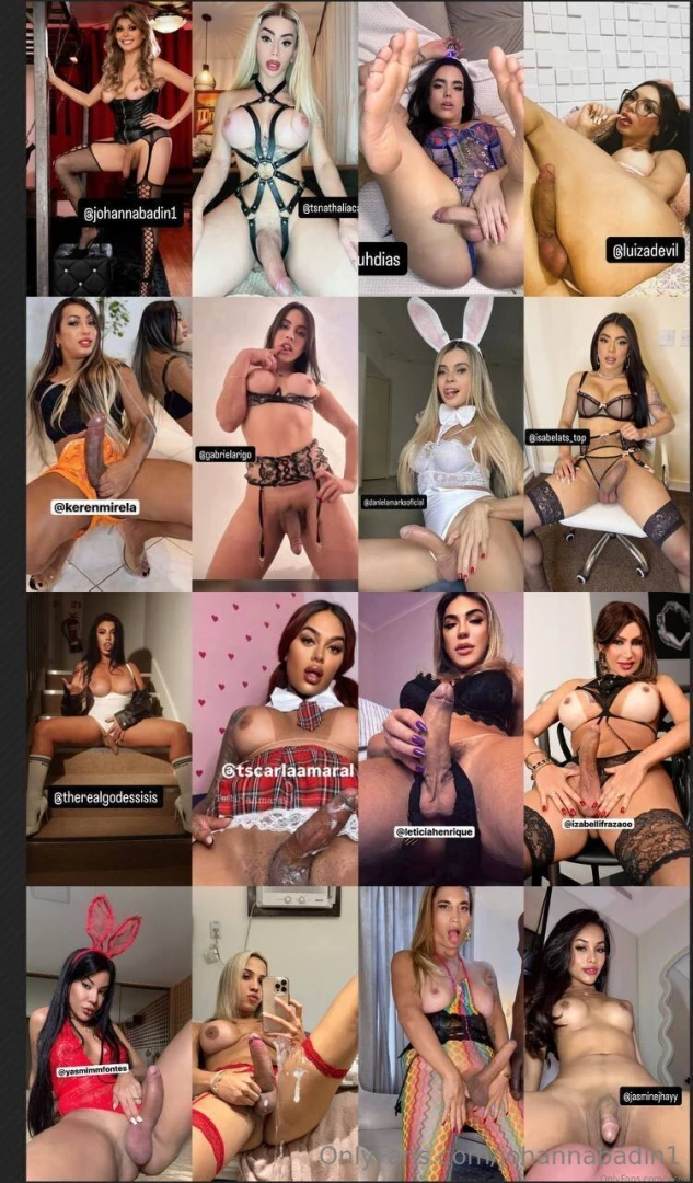 Hot trans baddies waiting for you johannabadin1 tsnathaliacastro 