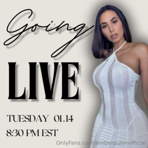 Going live this tuesday 1 14 at 8 30pm est