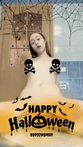 Very very bad girl in halloween nbsp my holes have been asking for