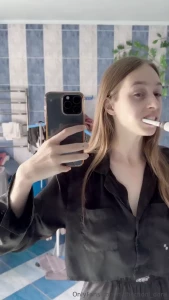 My morning as usual starts with brushing my teeth but before that i