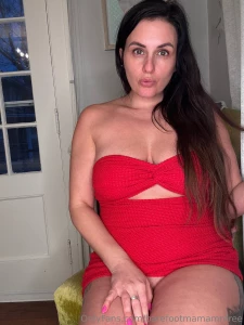 You would love this red dress on me in this explicit bundle enjoy this