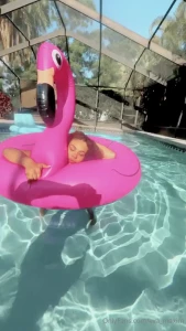 Wanna see my cock caged up under water
