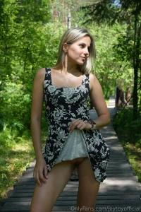 Does it turn you on that i walk around with you without panties