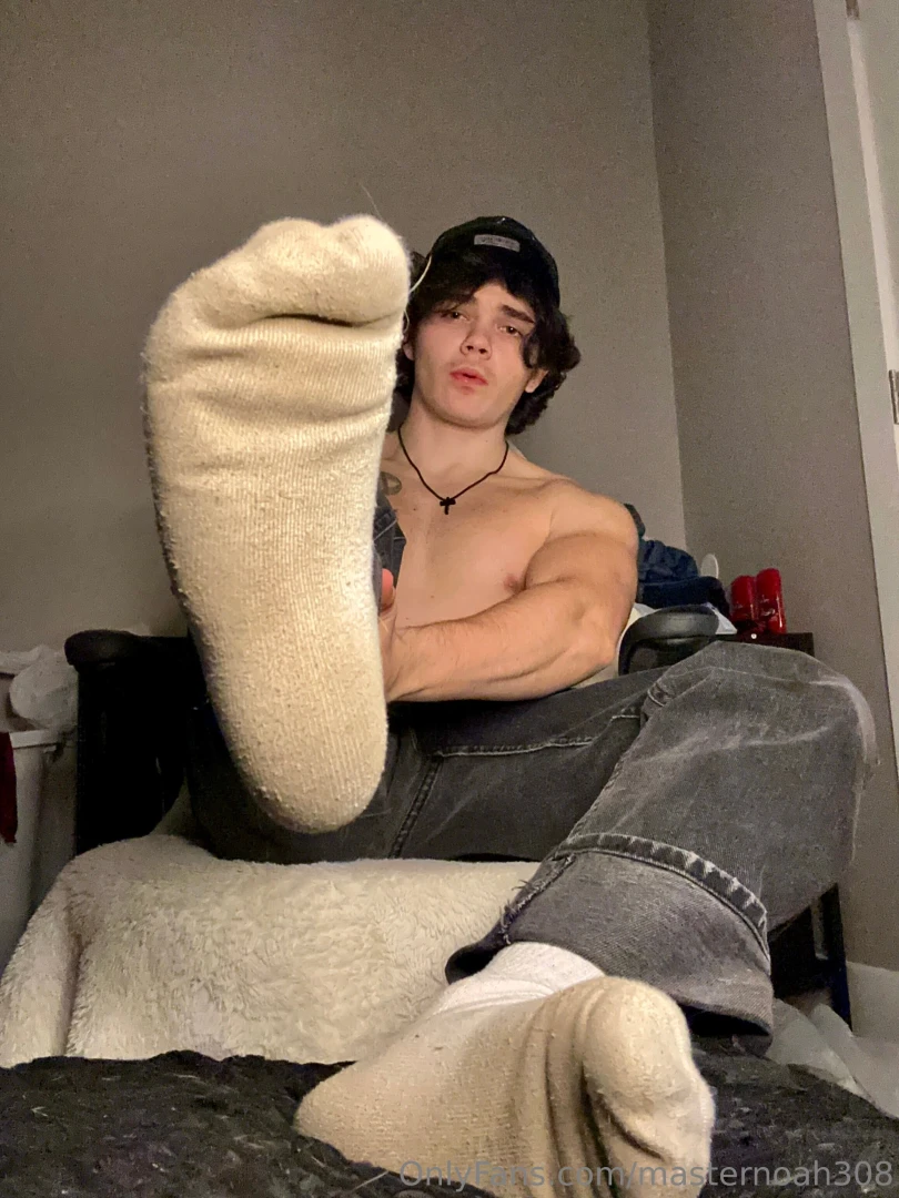 Muscle god sock worship 