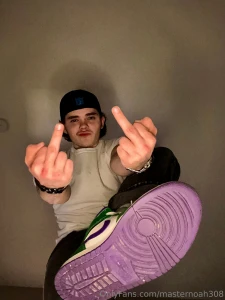 Do as i say and lick these sneakers clean while i give you intense dom