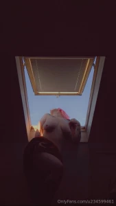 The sun is out time to tease me neighbours hehe part 2