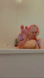 Spent some time with my tootsies today foot massage toe sucking and part 1